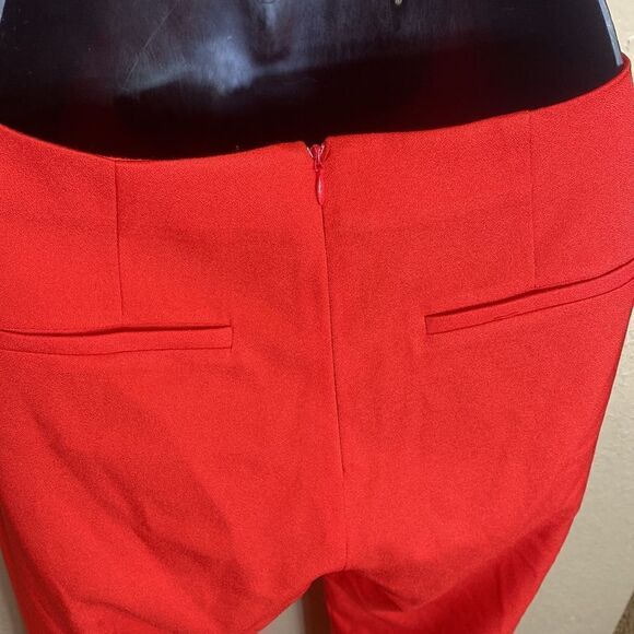 Lavish Alice red pantsuit jumpsuit open back w zipper and tie cherry red - Picture 5 of 6